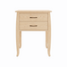 Cascade Two Drawer Nightstand — Maple wood reference; selected finish may differ