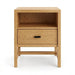 Chelsea One Drawer Nightstand — Oak wood reference photo; selected finish may differ