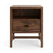 Chelsea One Drawer Nightstand — Walnut wood reference photo; selected finish may differ
