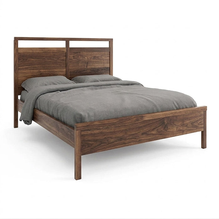 Chelsea Panel Bed Low Footboard — Walnut wood reference photo; selected finish may differ