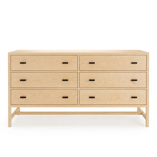 Chelsea Six Drawer Dresser — Maple wood reference photo; selected finish may differ