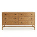 Chelsea Six Drawer Dresser — Oak wood reference photo; selected finish may differ
