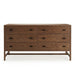 Chelsea Six Drawer Dresser — Walnut wood reference photo; selected finish may differ