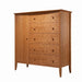 Coastal Armoire — Cherry wood reference; selected finish may differ