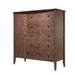 Coastal Armoire — Walnut wood reference; selected finish may differ
