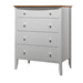 Coastal Four Drawer Chest — Maple wood reference; selected finish may differ