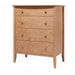 Coastal Four Drawer Chest — Cherry wood reference; selected finish may differ