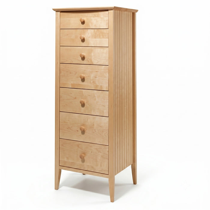 Coastal Lingerie Chest — Maple wood reference; selected finish may differ