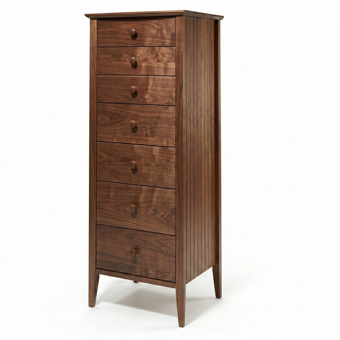 Coastal Lingerie Chest — Walnut wood reference; selected finish may differ