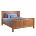 Coastal Panel Bed High Footboard — Oak wood reference; selected finish may differ