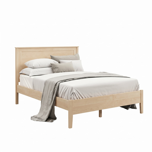 Norwich Panel Bed Low Footboard — Maple wood reference; selected finish may differ