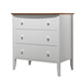 Coastal Three Drawer Chest — Maple wood reference; selected finish may differ
