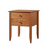 Coastal Two Drawer Nightstand — Cherry wood reference; selected finish may differ