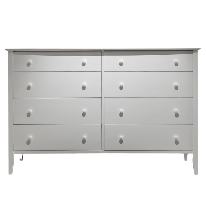 Cottage Eight Drawer Dresser — Maple wood reference; selected finish may differ