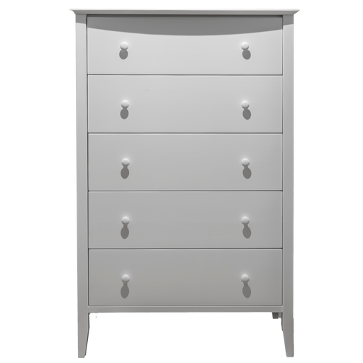 Cottage Five Drawer Chest — Maple wood reference; selected finish may differ