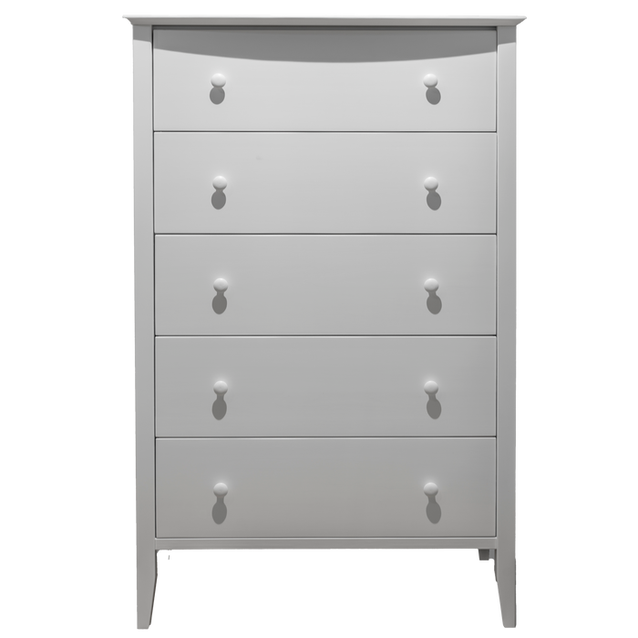 Cottage Five Drawer Chest — Maple wood reference; selected finish may differ