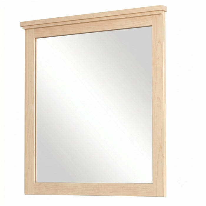 Cottage Mirror — Maple wood reference; selected finish may differ