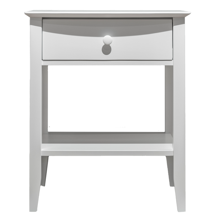 Cottage One Drawer Nightstand — Maple wood reference; selected finish may differ