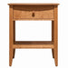 Cottage One Drawer Nightstand — Cherry wood reference; selected finish may differ