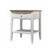 Coastal One Drawer Nightstand — Maple wood reference; selected finish may differ