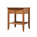 Coastal One Drawer Nightstand — Cherry wood reference; selected finish may differ