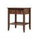 Coastal One Drawer Nightstand — Walnut wood reference; selected finish may differ