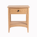 Traditional One Drawer Nightstand — Oak wood reference; selected finish may differ