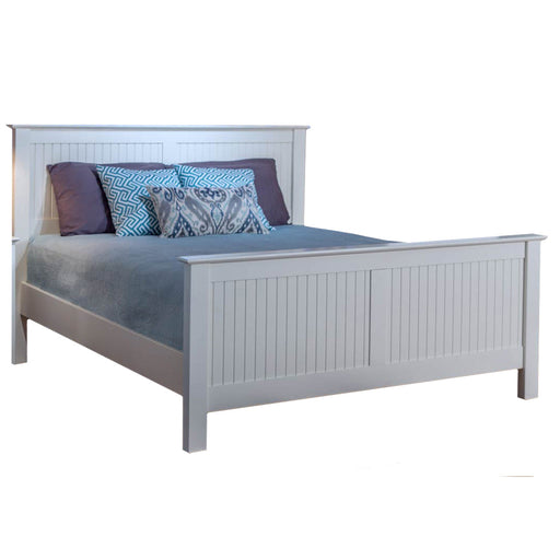 Cottage Panel Bed High Footboard — Maple wood reference; selected finish may differ