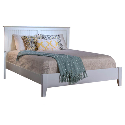 Cottage Panel Bed Low Footboard — Maple wood reference; selected finish may differ