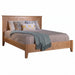 Cottage Panel Bed Low Footboard — Oak wood reference; selected finish may differ