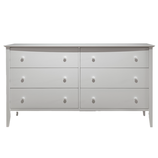 Cottage Six Drawer Dresser — Maple wood reference; selected finish may differ