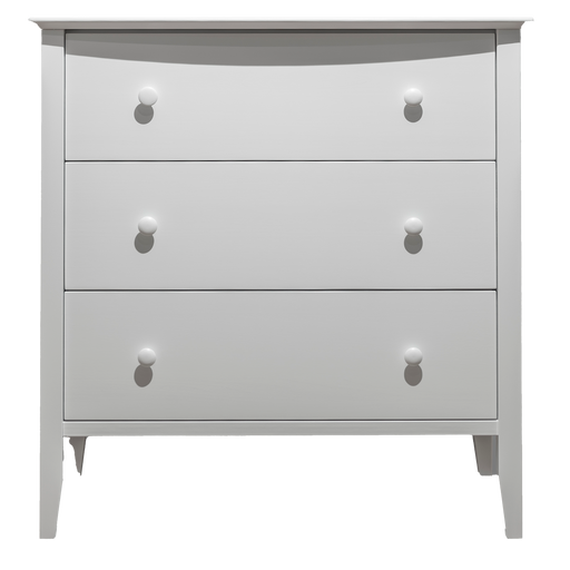 Cottage Three Drawer Chest — Maple wood reference; selected finish may differ