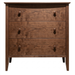 Cottage Three Drawer Nightstand — Walnut wood reference; selected finish may differ