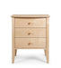 Coastal Three Drawer Nightstand — Maple wood reference; selected finish may differ