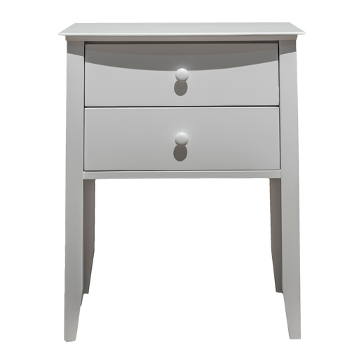 Cottage Two Drawer Nightstand — Maple wood reference; selected finish may differ