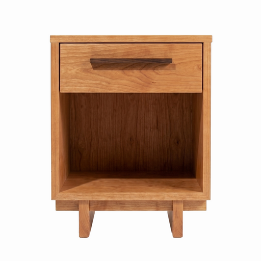 Metro One Drawer Nightstand — Cherry wood reference; selected finish may differ