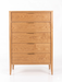 Essex Five Drawer Chest — Oak wood reference; selected finish may differ