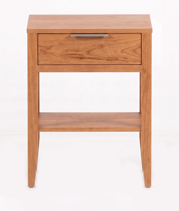 Essex One Drawer Nightstand — Cherry wood reference; selected finish may differ
