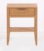 Essex One Drawer Nightstand — Oak wood reference; selected finish may differ