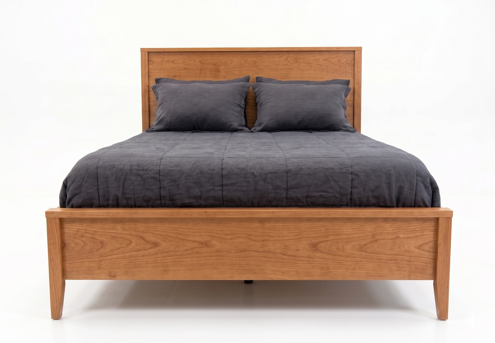 Essex Panel Bed Low Footboard — Cherry wood reference; selected finish may differ