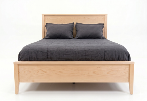Essex Panel Bed Low Footboard — Maple wood reference; selected finish may differ