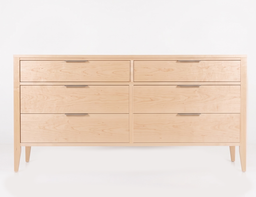 Essex Six Drawer Dresser — Maple wood reference; selected finish may differ