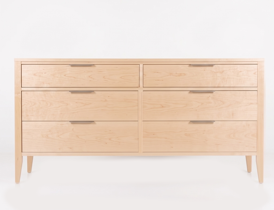 Essex Six Drawer Dresser — Maple wood reference; selected finish may differ