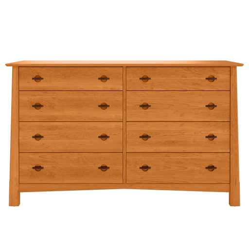Heritage Eight Drawer Dresser — Cherry wood reference; selected finish may differ
