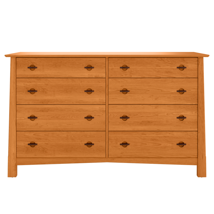 Heritage Eight Drawer Dresser — Cherry wood reference; selected finish may differ