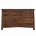 Heritage Eight Drawer Dresser — Walnut wood reference; selected finish may differ