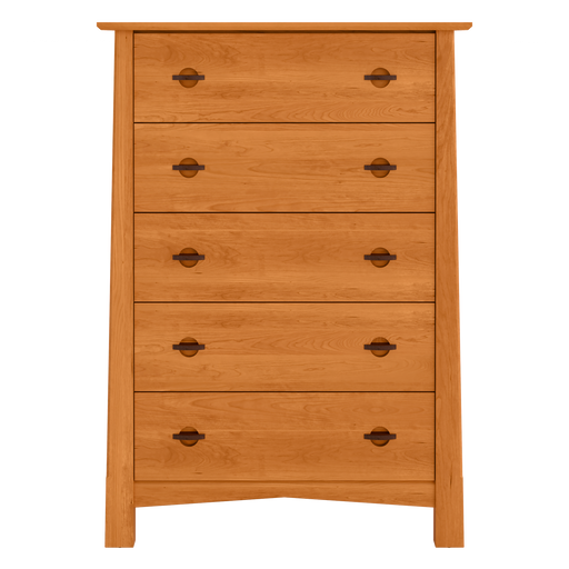 Heritage Five Drawer Chest — Cherry wood reference; selected finish may differ