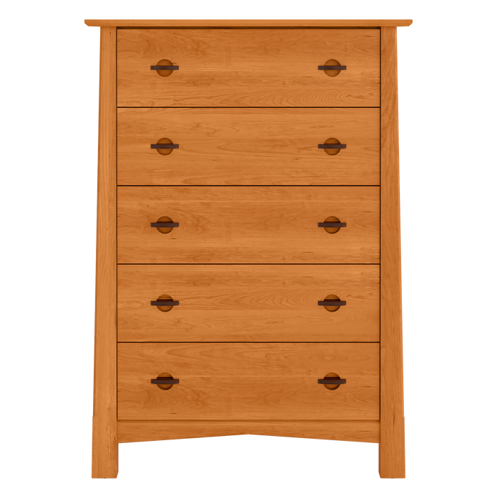 Heritage Five Drawer Chest — Cherry wood reference; selected finish may differ