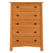Heritage Five Drawer Chest — Cherry wood reference; selected finish may differ