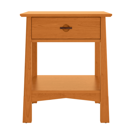 Heritage One Drawer Nightstand — Cherry wood reference; selected finish may differ
